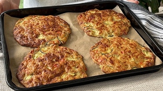 Mischen Sie einfach eine Tasse Haferflocken und Zucchini! Besser als Pizza! Ich koche sie jeden Tag