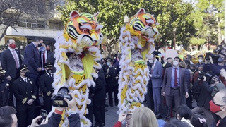CNY 2022 LION DANCE - SF Chinatown Chinese New Year Day ~ White Crane Dragon & Lion Dance