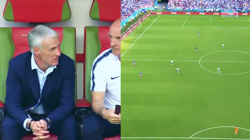 Managers reaction to Benjamin Pavard Goal vs