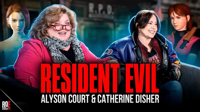 RESIDENT EVIL, , Interview w, JILL VALENTINE CLAIRE REDFIELD, Catherine Disher Alyson