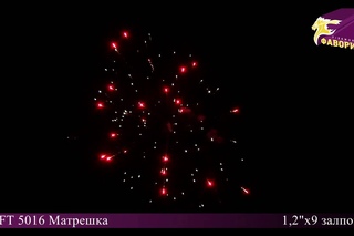 Батарея салютов Матрешка FT 5016 (1,2х9) 1/12
