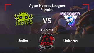 Jedies vs Unicorns (Game 1) | Agon Heroes League: Premier