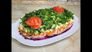Աղցան “Բանջարեղենային Տորթ“ / Салат “Овощной Торт“