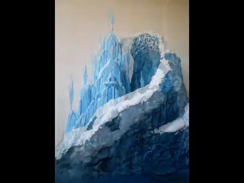 CASTELO DO FROZEN (papelão isopor e