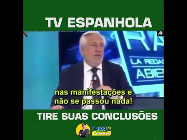 TV espanhola explica Bolsonaro para os brasileiros. Saiba aquilo que a mídia do Brasil esconde de