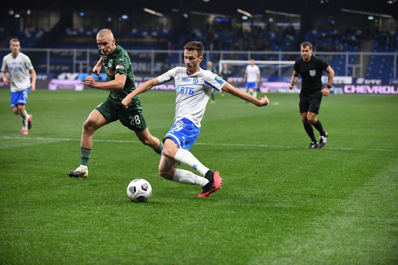 Динамо - Краснодар, 2:0. Игорь Смольников и Даниил Лесовой