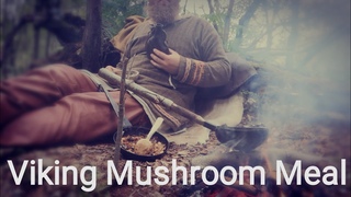 Viking Mushroom Hunting in Autumn Forest and Cooking | Foraging for Wild Feast | Viking Bushcraft