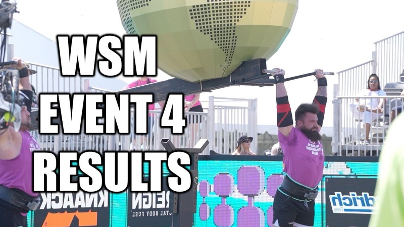 WORLDS STRONGEST MAN, EVENT 4 RESULTS