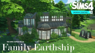 Young Family Earthship | The Sims 4 Speed Build