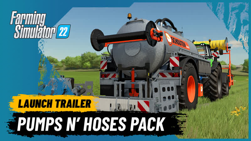 Pumpsn Hoses Launch trailer, Farming Simulator
