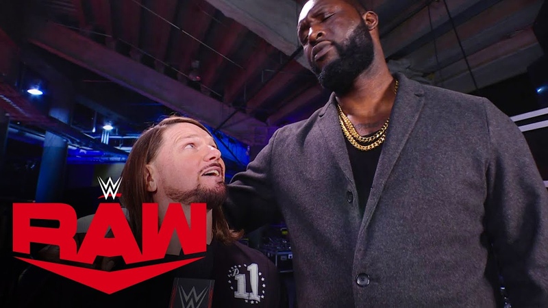 AJ Styles Omos aren t giving up on each other: Raw, Dec. 13,