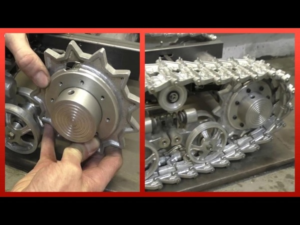 Man Builds Miniature RC Agriculture TRACTOR Using Only Metal, Start to Finish